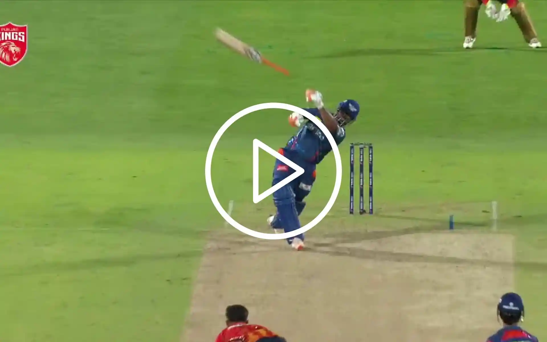[Watch] Rishabh Pant Loses Bat As Omarzai Traps LSG Captain To Make His Life Miserable